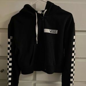 Vans Black and White Checkered Hoodie